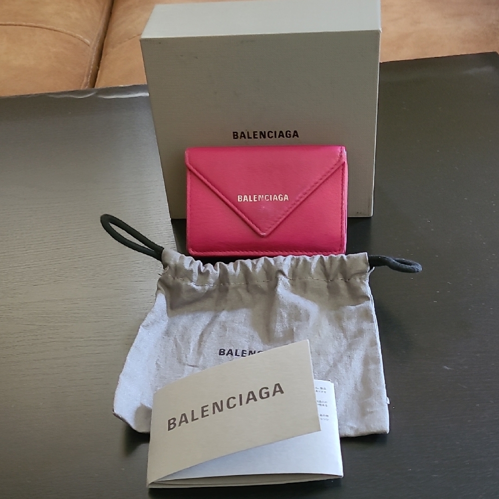 Balenciaga Fuchsia Envelope Wallet